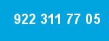 922 311 77 05